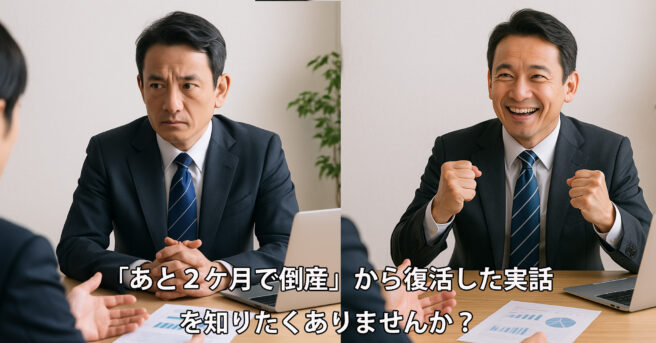 「あと2ヶ月で倒産」から銀行と共に復活した実話