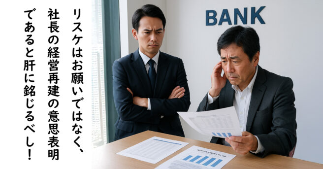 銀行がリスケを拒否する“決定的な理由”とは 銀行がリスケを拒否する“決定的な理由”とは